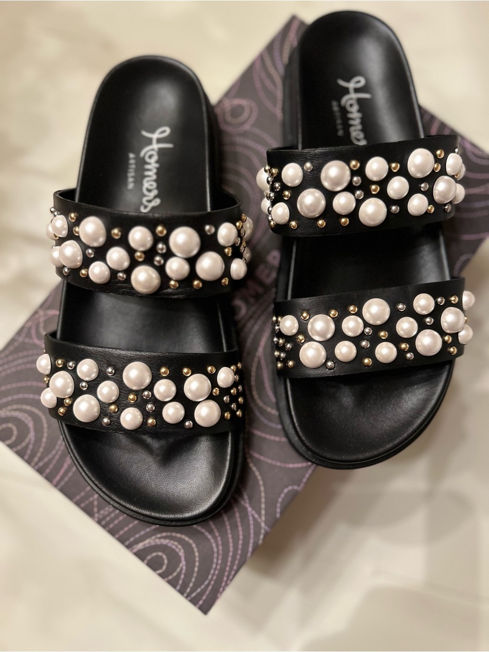 Homers Artisan Soft Negro Sandal